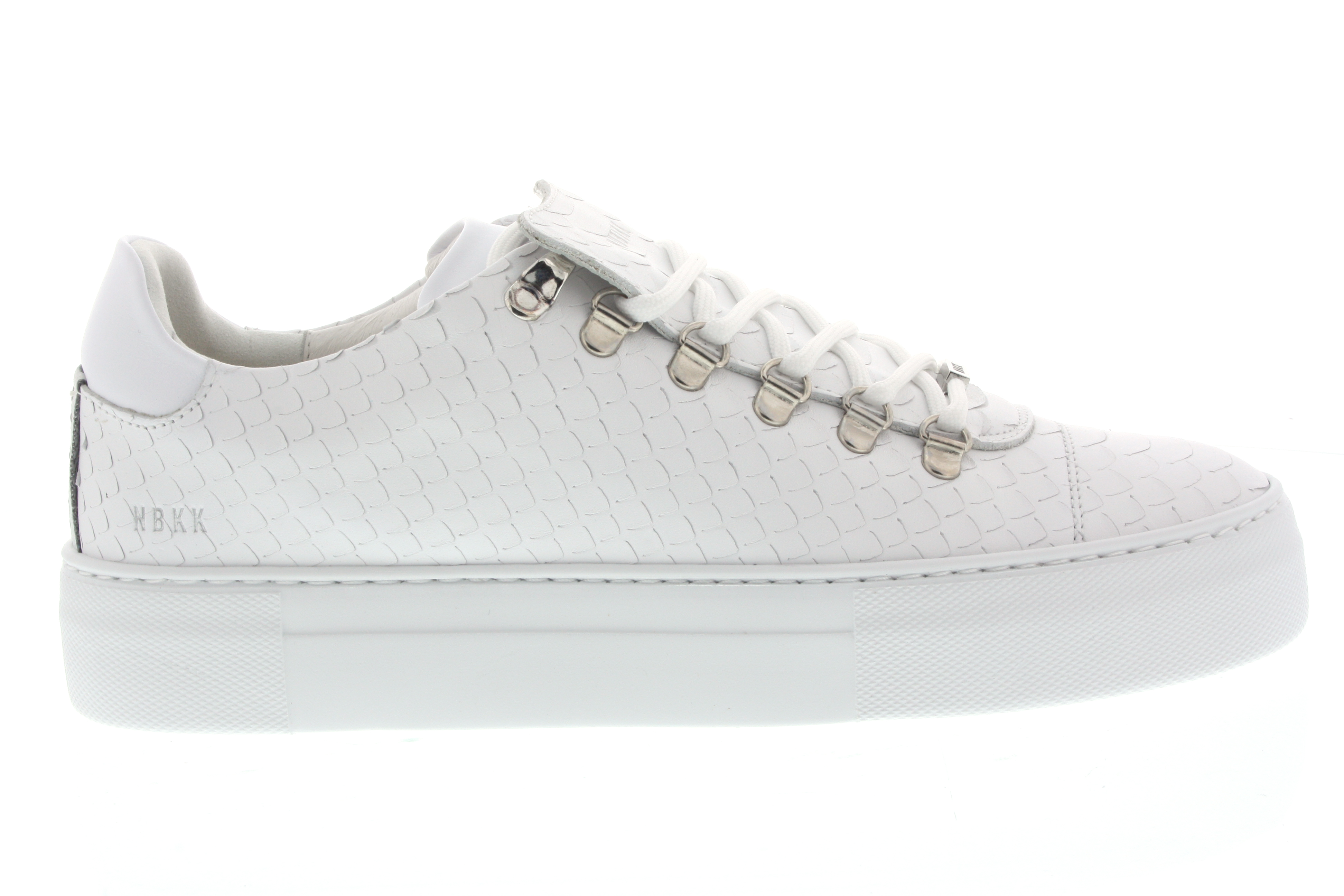 NUBIKK® Jagger Python | Witte Sneaker | Officiële webshop