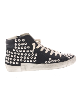 Philippe Model Philippe Model prsx high goujons noir Philippe Model Philippe Model prsx high goujons noir