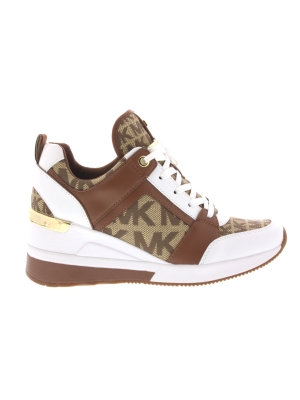 Michael Kors Michael Kors georgie trainer wedge beige Michael Kors Michael Kors georgie trainer wedge beige