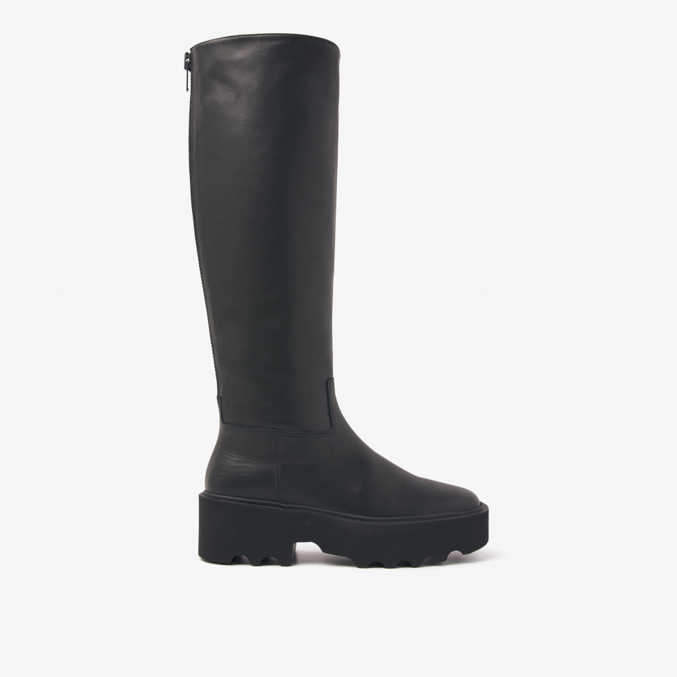 Nubikk fara zip black zwart | Borremans Schoenmode