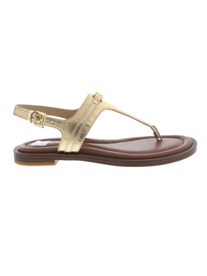 Michael Kors Michael Kors mandy thong sandal gold Michael Kors Michael Kors mandy thong sandal gold