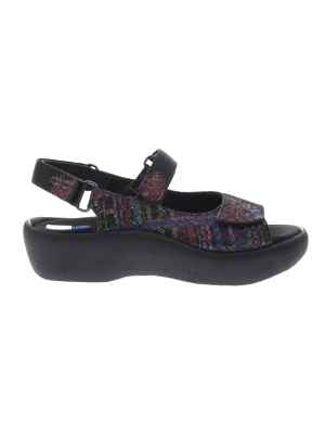 Wolky Wolky jewel giza print black 