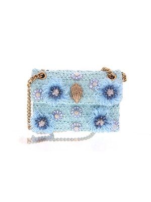 Kurt Geiger Kurt Geiger raffia mini kensington pale bu