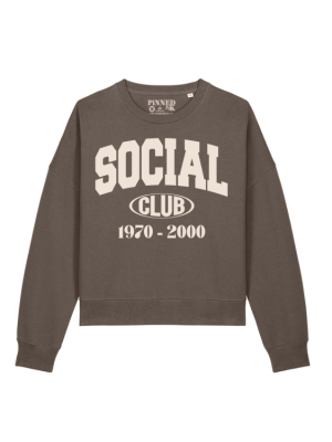 Pinnedbyk Pinnedbyk boxy sweater social club Pinnedbyk Pinnedbyk boxy sweater social club