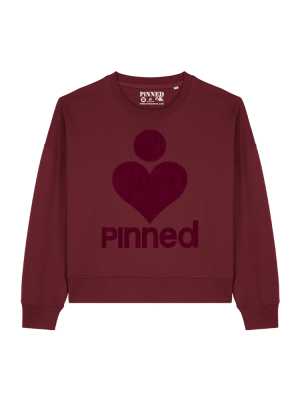 Pinnedbyk Pinnedbyk boxy sweater velvet Pinnedbyk Pinnedbyk boxy sweater velvet