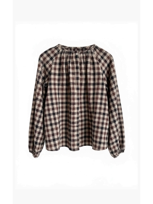 Aimee Aimee peerw6 blouse brown/black/sand